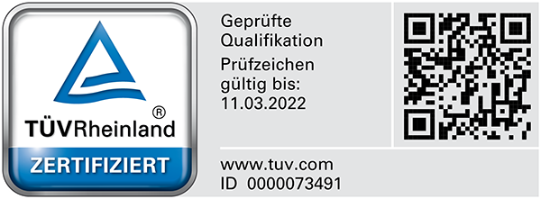 Qualified Person for Damage to Buildings with TÜV Rheinland Certified Qualification
